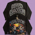 MIXED EMOTION Angel Graphic Waffle Long Sleeve Tee