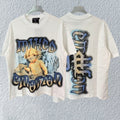MIXED EMOTION Angel Graphic Rhinestone T-Shirt