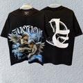 MIXED EMOTION Angel Graphic Oversized T-Shirt