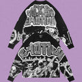 MIXED EMOTION Alien Graphic Long Sleeve Tee