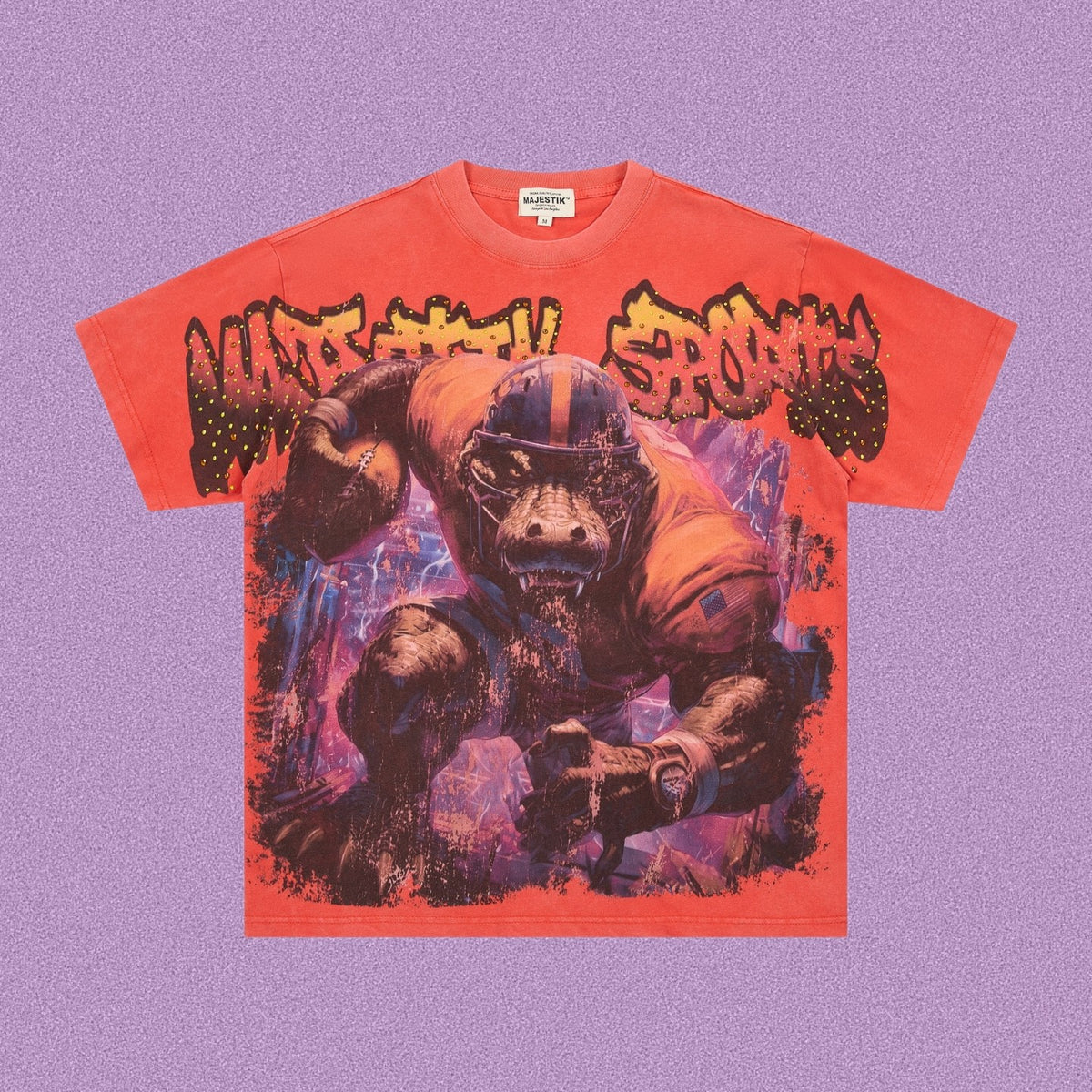 MIXED EMOTION Warrior Bear Graphic T-Shirt