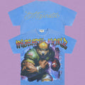 MIXED EMOTION Bear Football Graphic T-Shirt