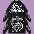 MIXED EMOTION Angel Script Layered Long Sleeve Tee