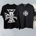 MIXED EMOTION Angel Graphic T-Shirt – Black