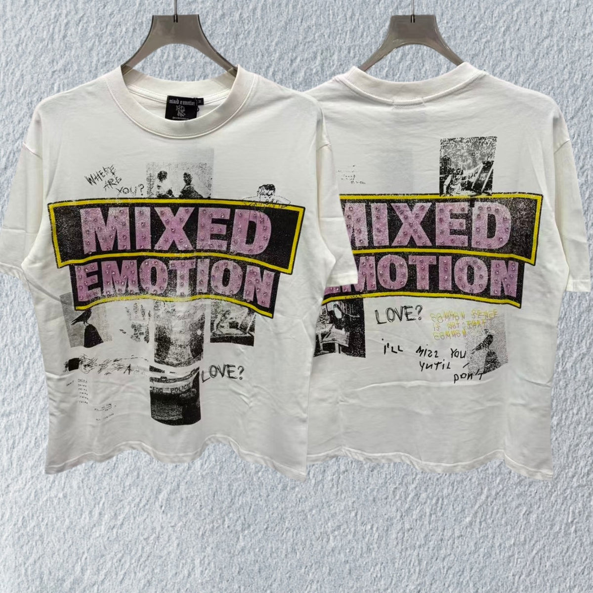 MIXED EMOTION Graphic Print T-Shirt