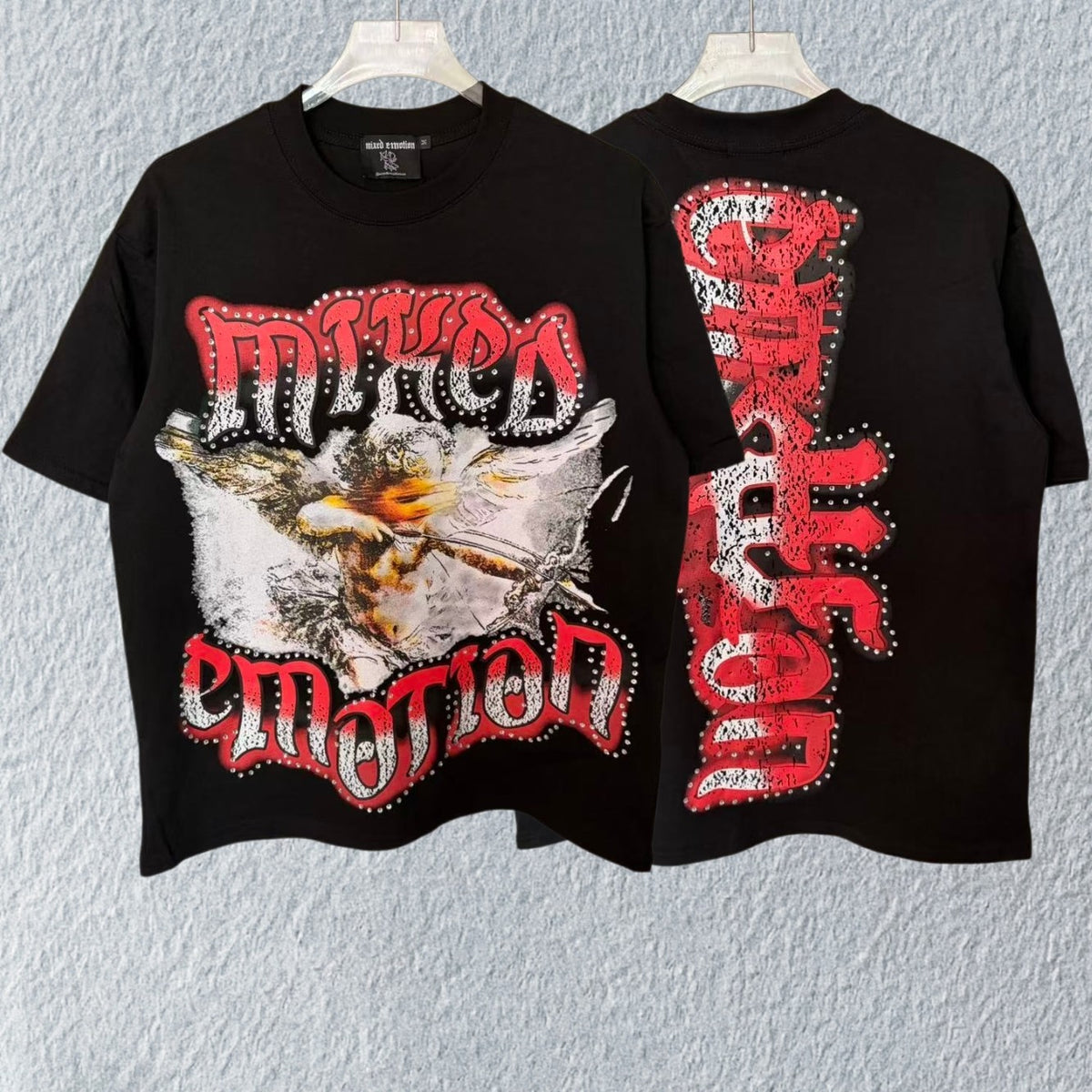 MIXED EMOTION Angel Graphic T-Shirt