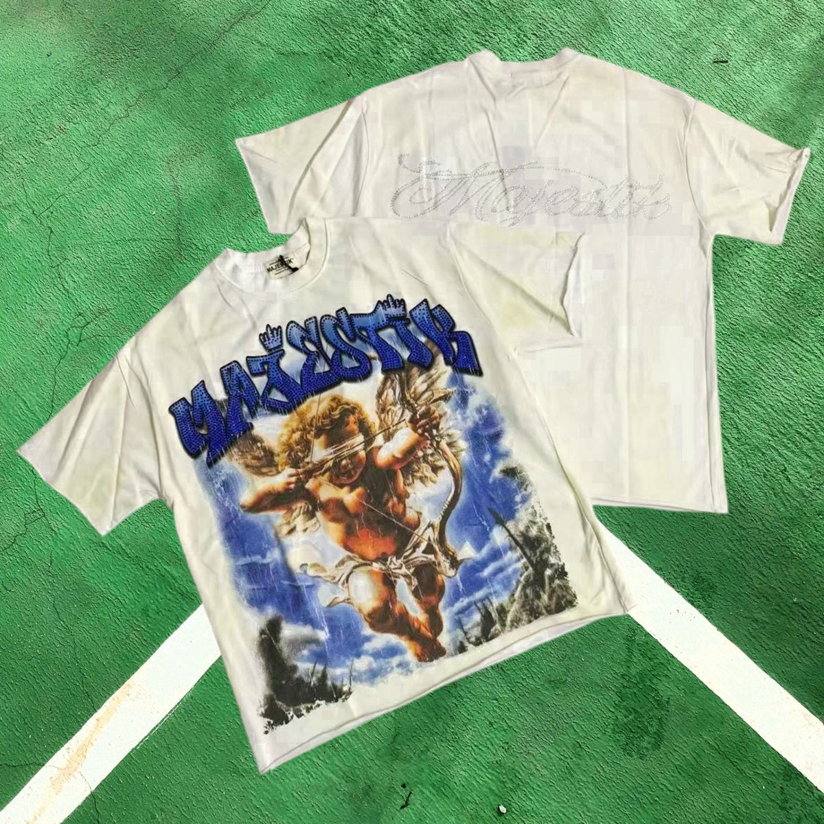 MIXED EMOTION Majestik Cupid Graphic T-Shirt