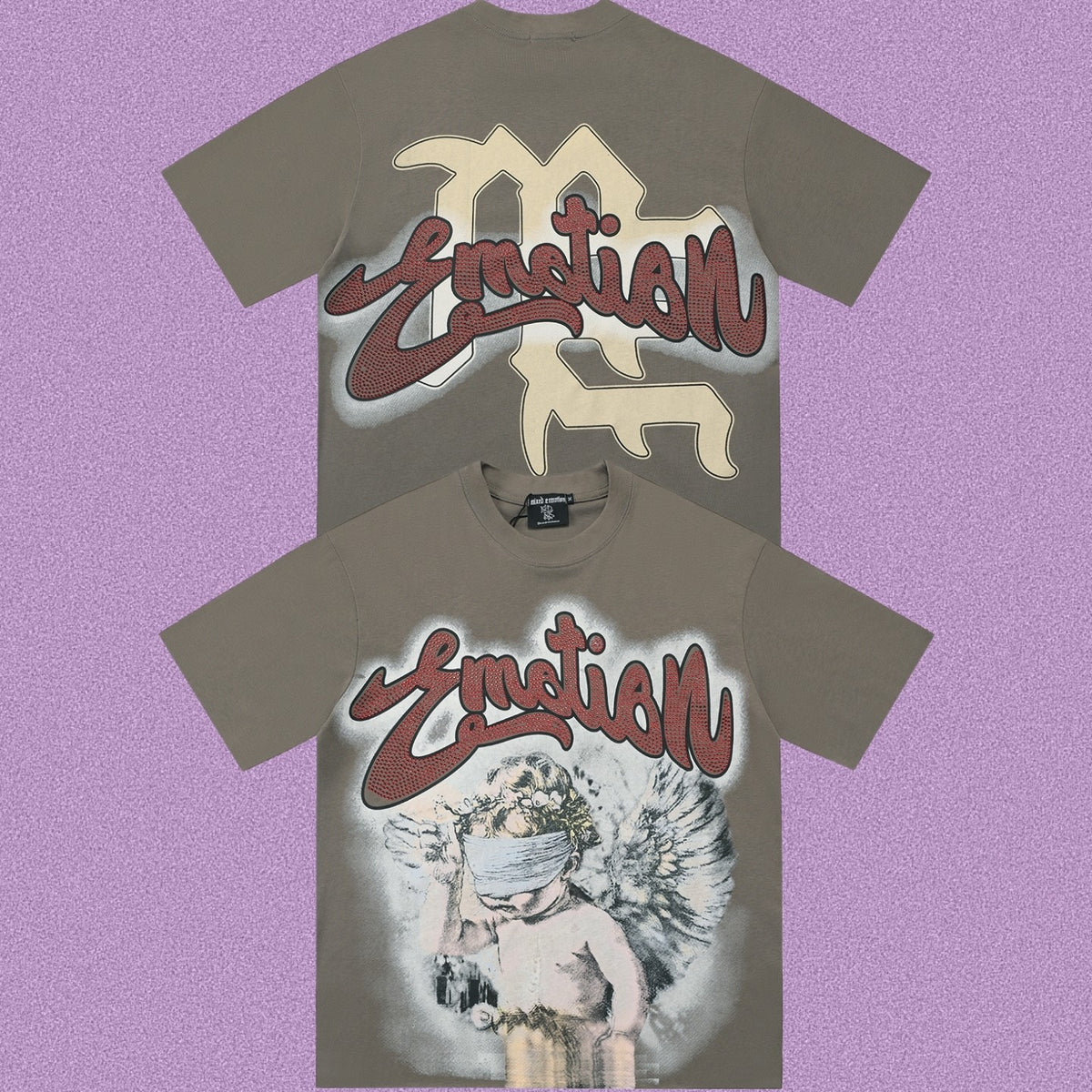 MIXED EMOTION Cherub Graphic T-Shirt