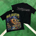 MIXED EMOTION Cosmic Cereal Graphic Black T-Shirt