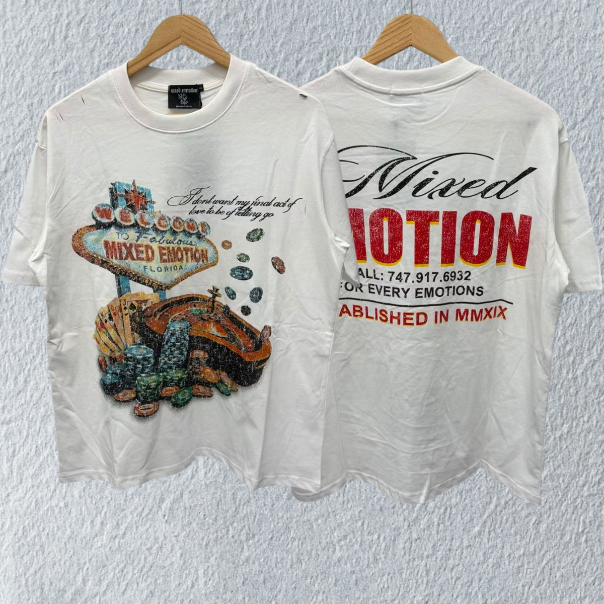 MIXED EMOTION Casino Graphic T-Shirt